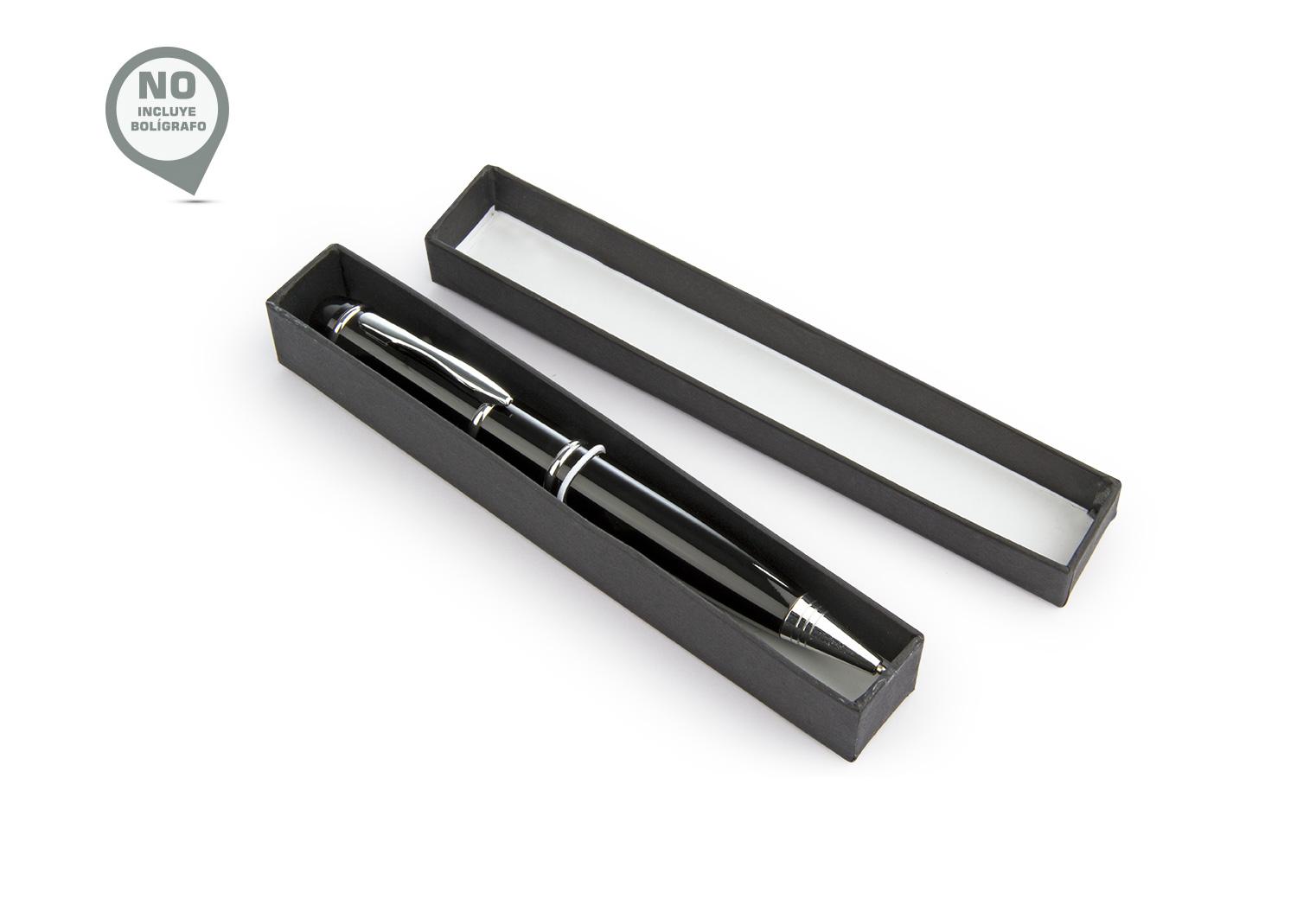 Caja negra bolígrafo usb Negro miniatura 3