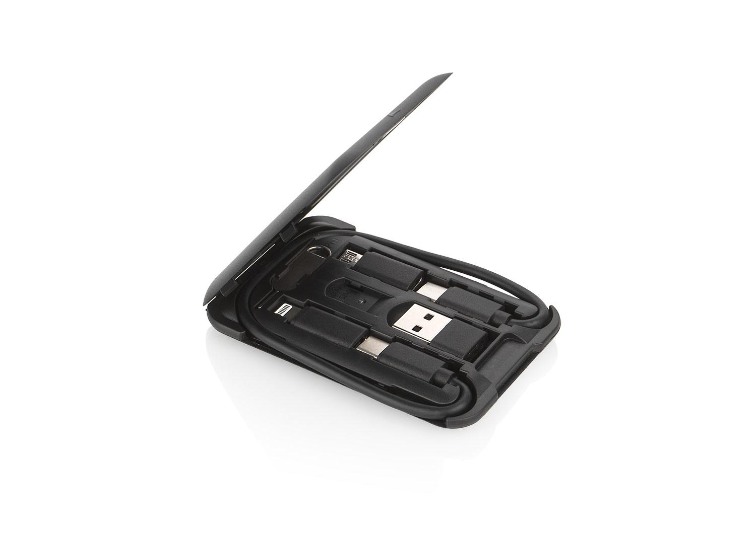 Set cables travel Negro miniatura 4