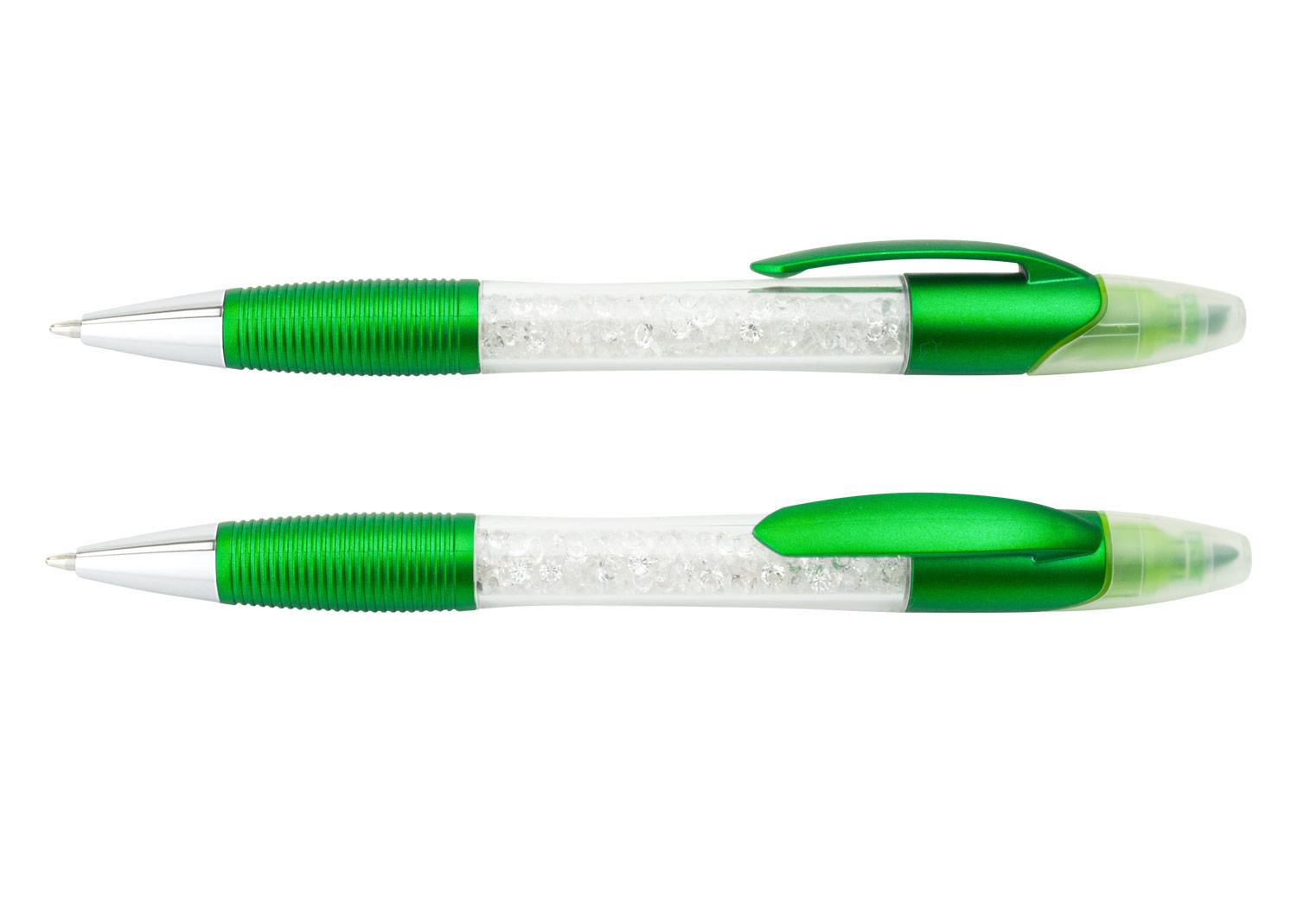 Bolígrafo resaltador holanda Verde front