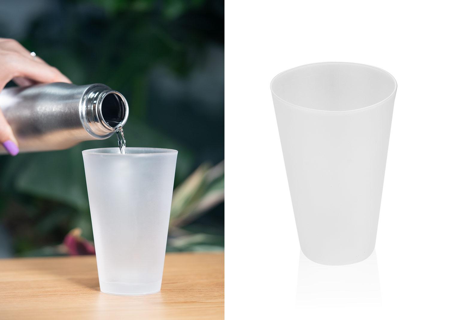 Vaso reutilizable magic 400 ml / 13 oz. Transparente miniatura 5