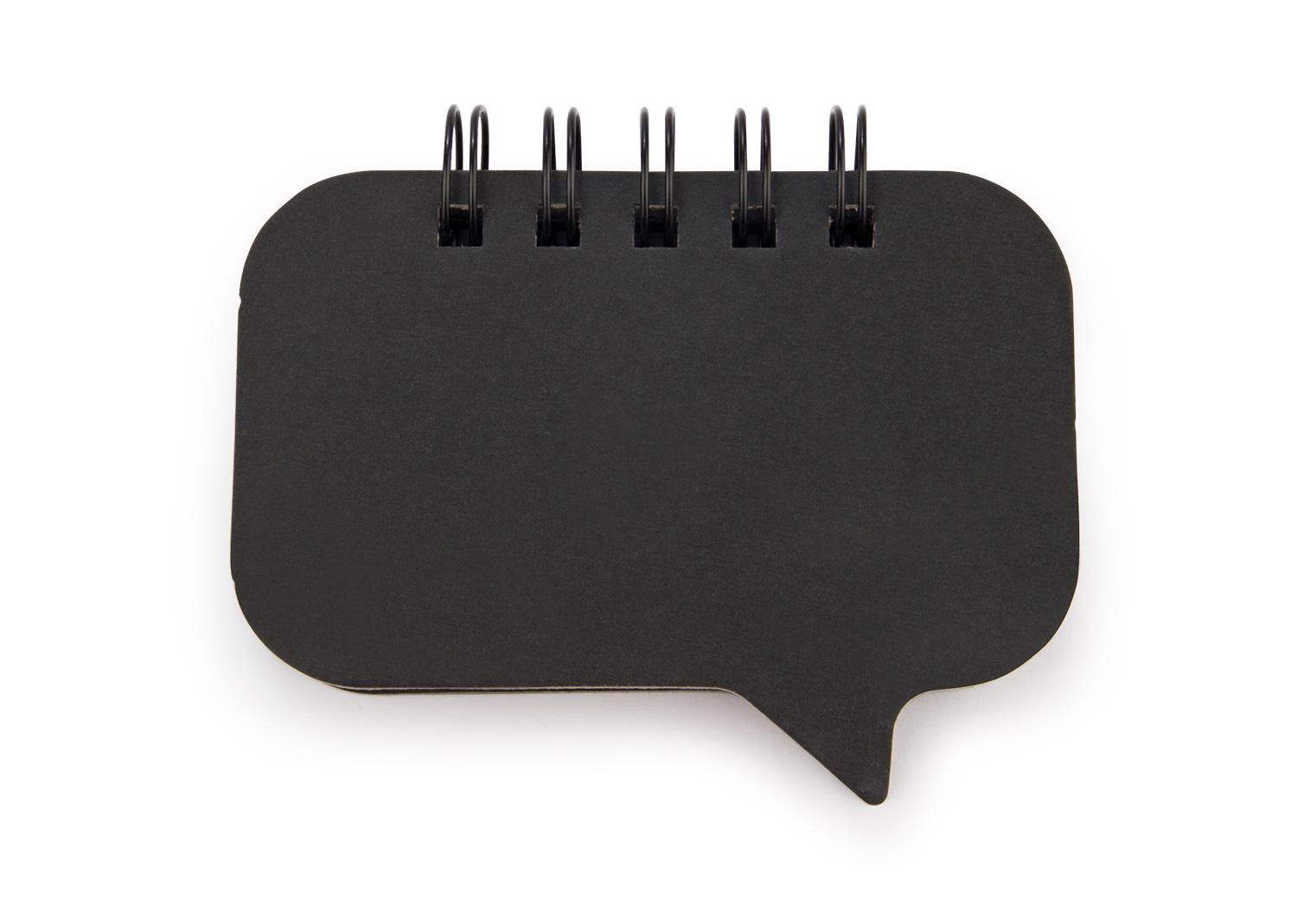 Notas message Negro miniatura 2