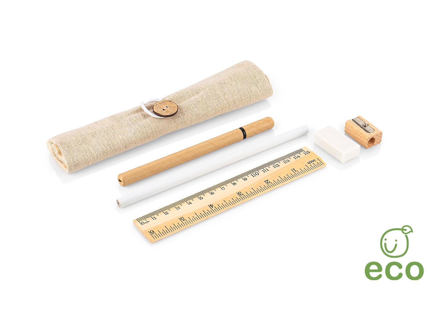 Set escritorio ecologic Natural miniatura 4