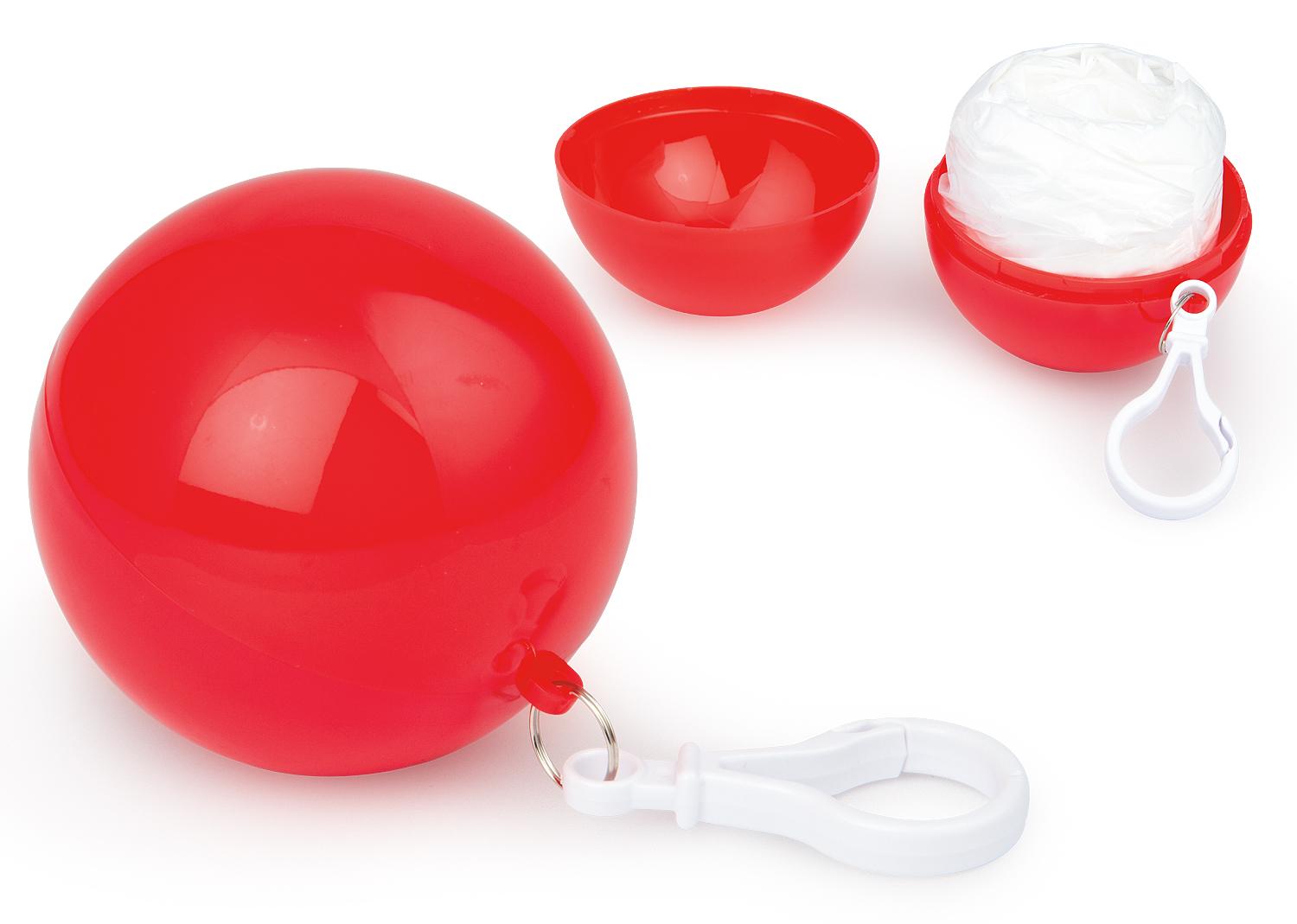 Impermeable ball Rojo front
