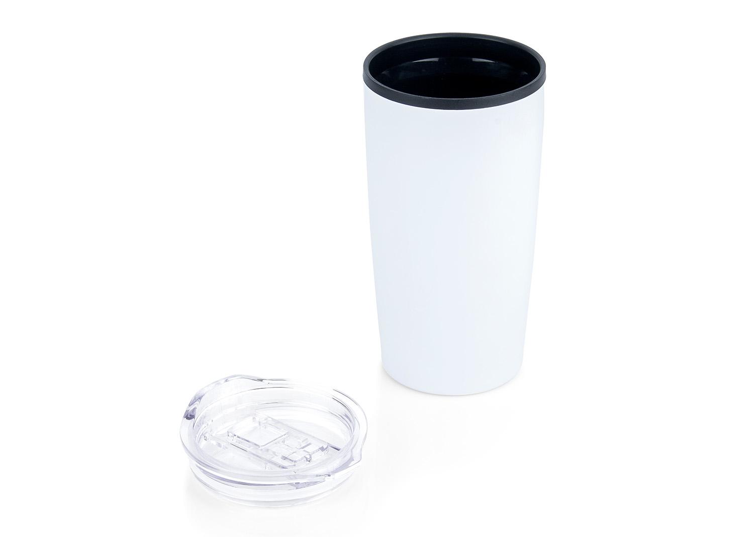 Vaso en acero speed 550 ml / 19 oz Blanco front