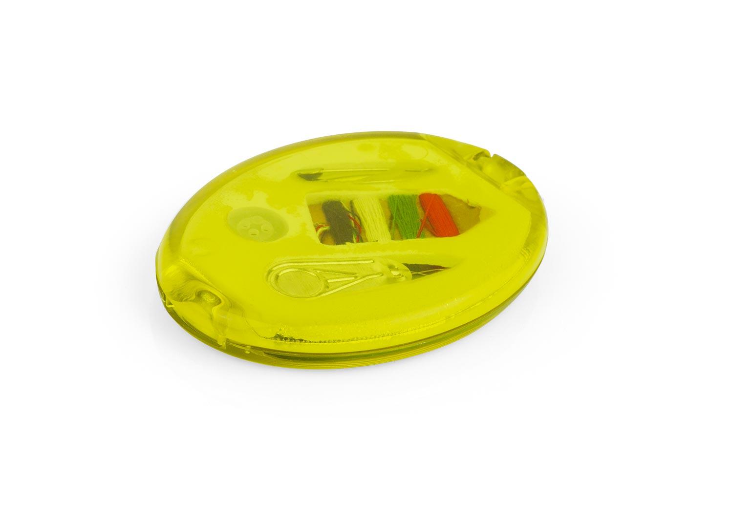 Costurero oval Amarillo Traslúcido miniatura 2