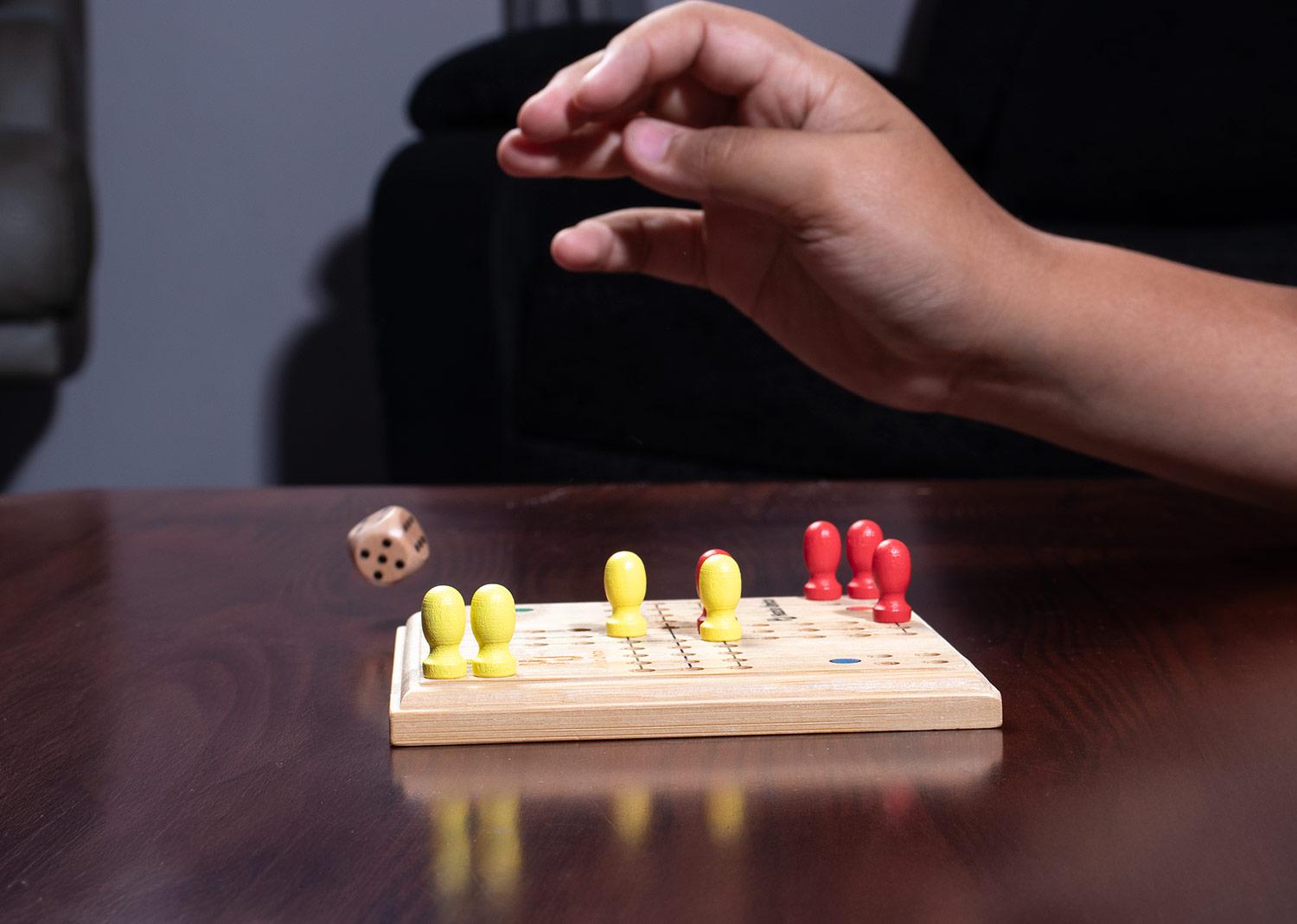 Juego de parchis player Natural miniatura 4