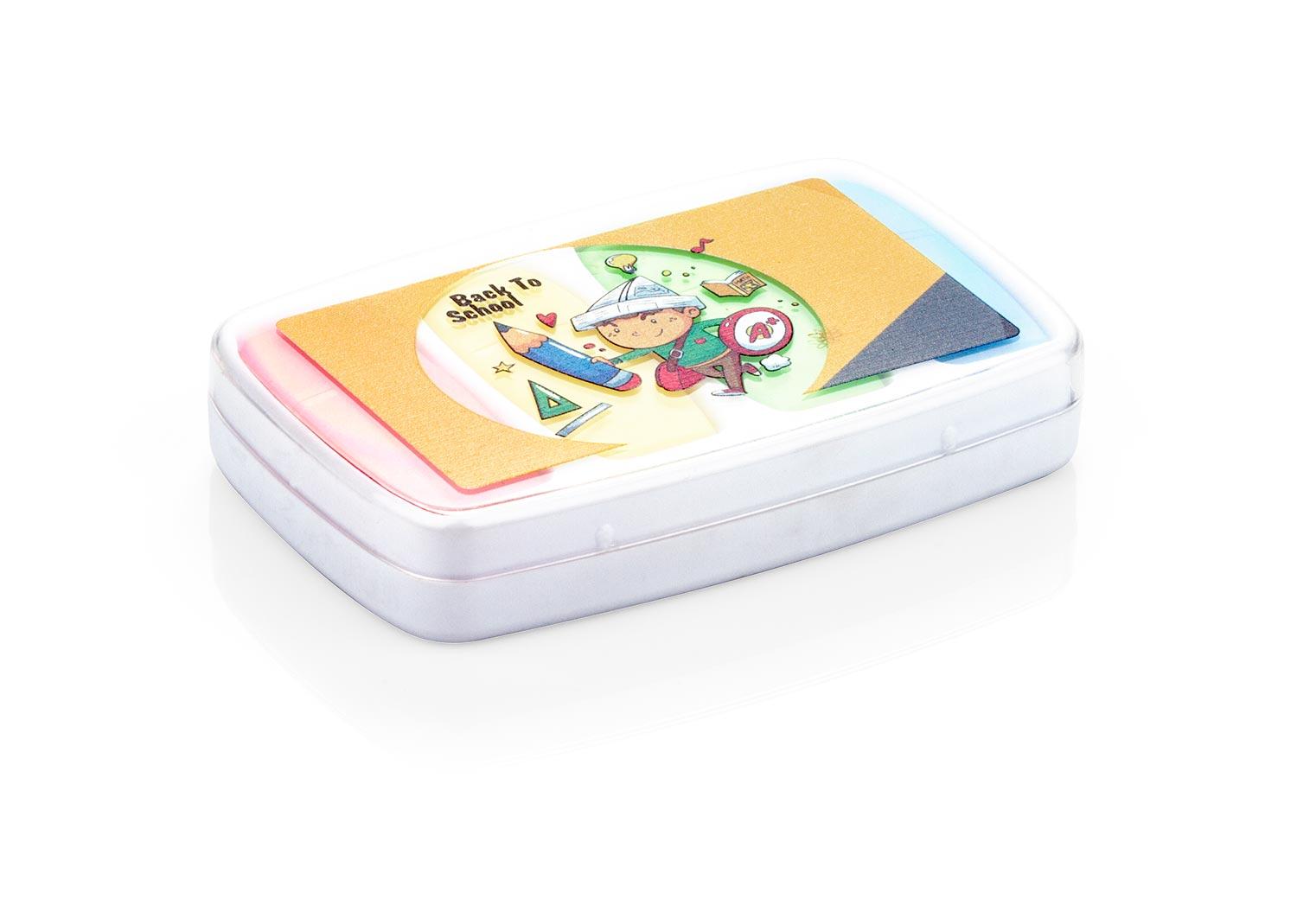 Set resaltadores gel x 4 cube Blanco / Colores miniatura 5