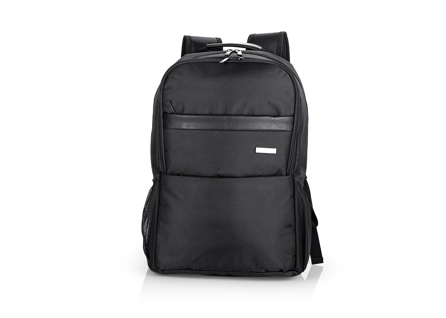 Portalaptop pierre 17 lts. Negro front