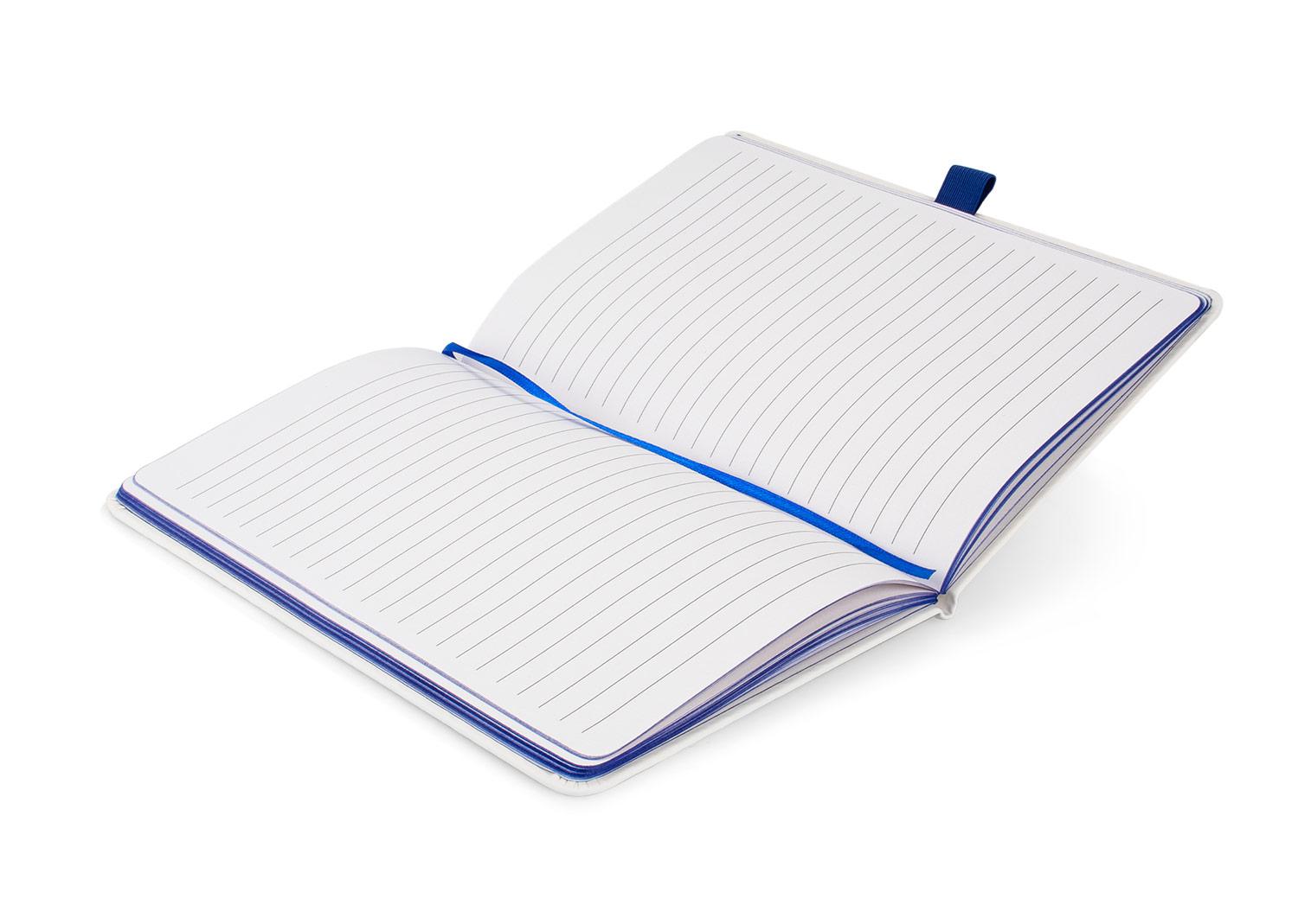 Libreta ejecutiva blanca Azul miniatura 2