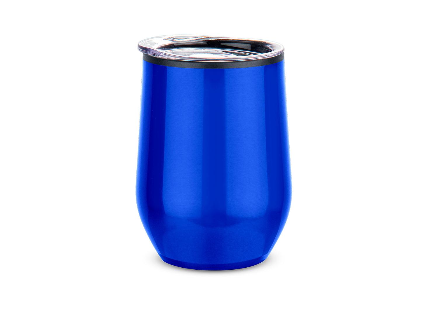 Vaso en acero queen 400 ml / 13 oz Azul Rey front