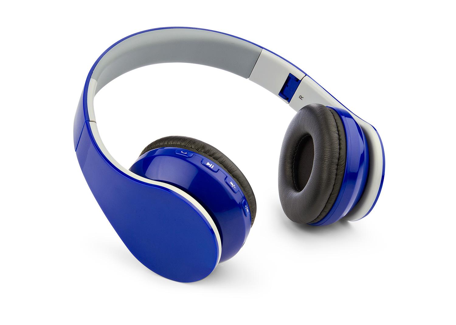 Audífonos bluetooth case Azul Rey miniatura 2