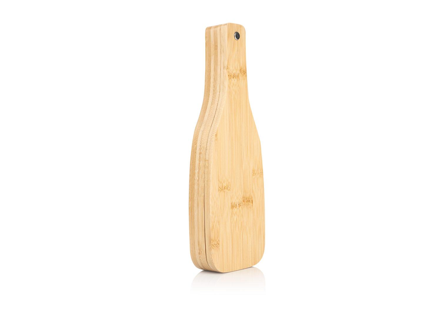 Set de vino bottle bambú Bambú front