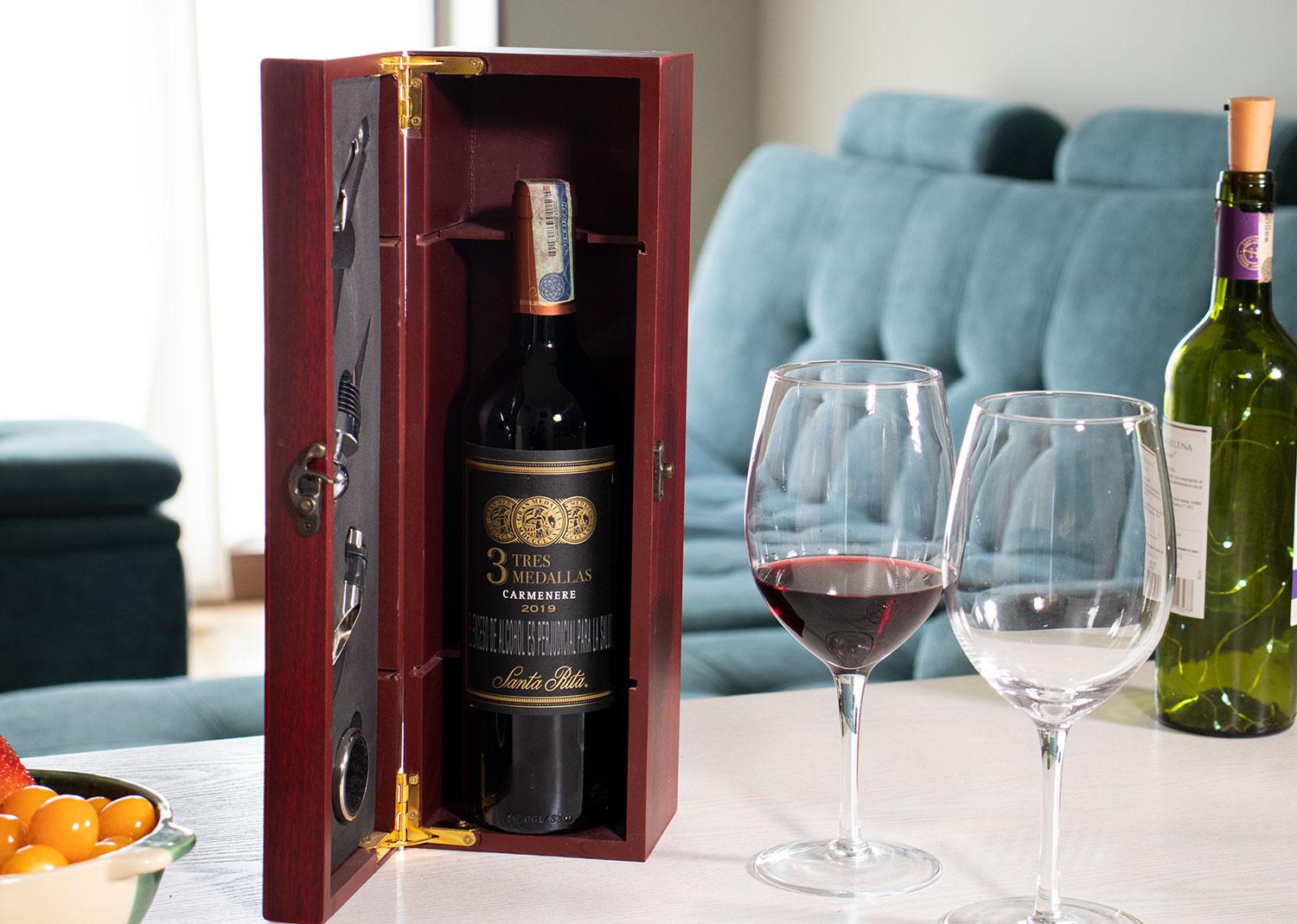 Caja de vino para una botella Vinotinto miniatura 4