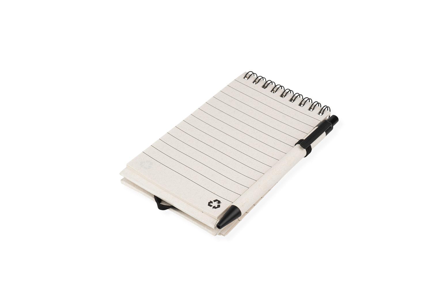 Libreta next level milk con bolígrafo Blanco miniatura 3