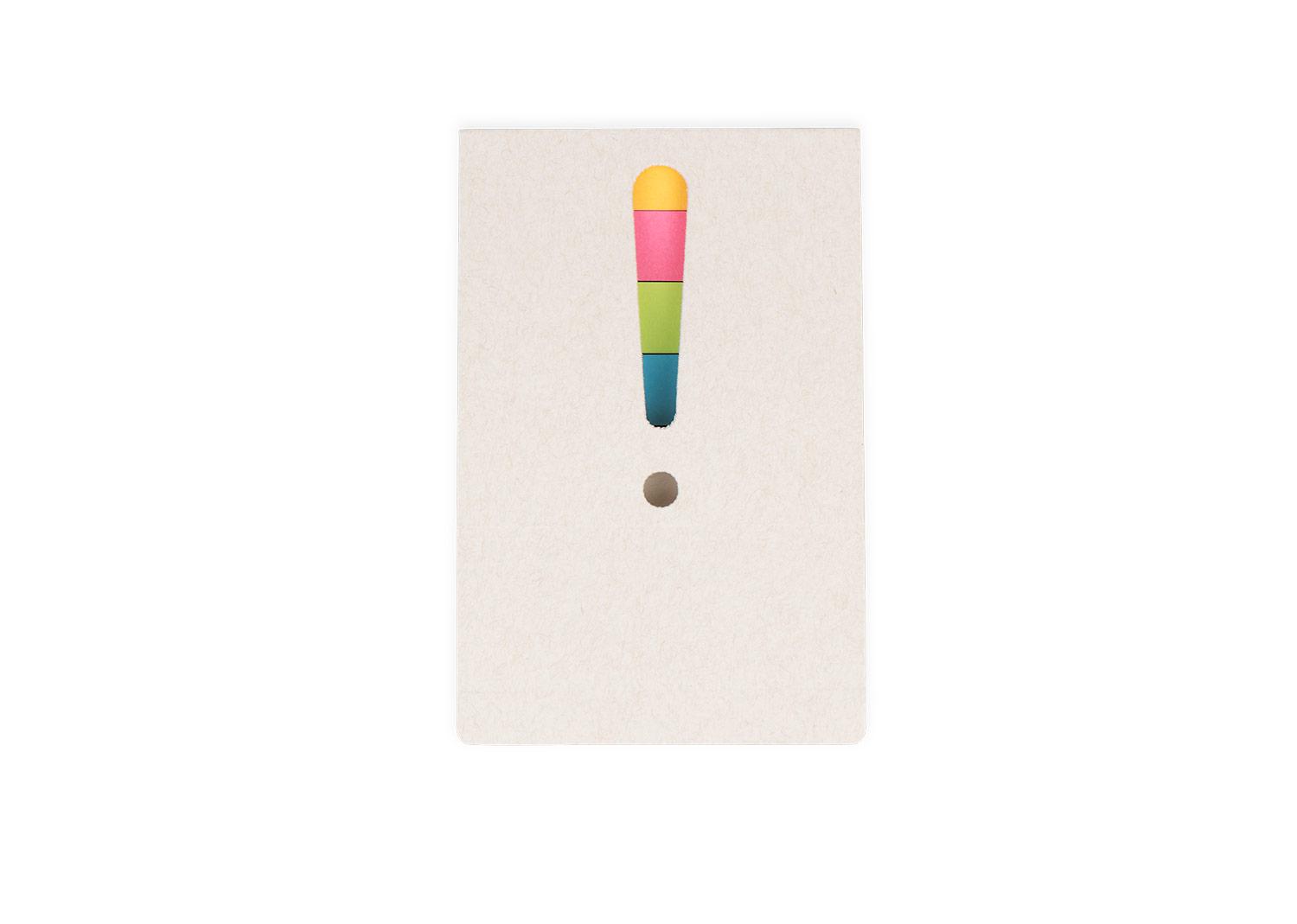 Set memos bullet Blanco front