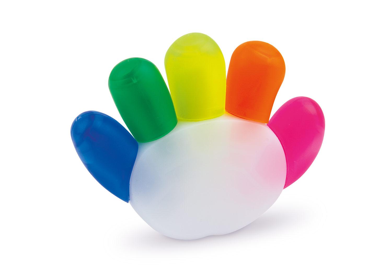 Resaltador hand Blanco front
