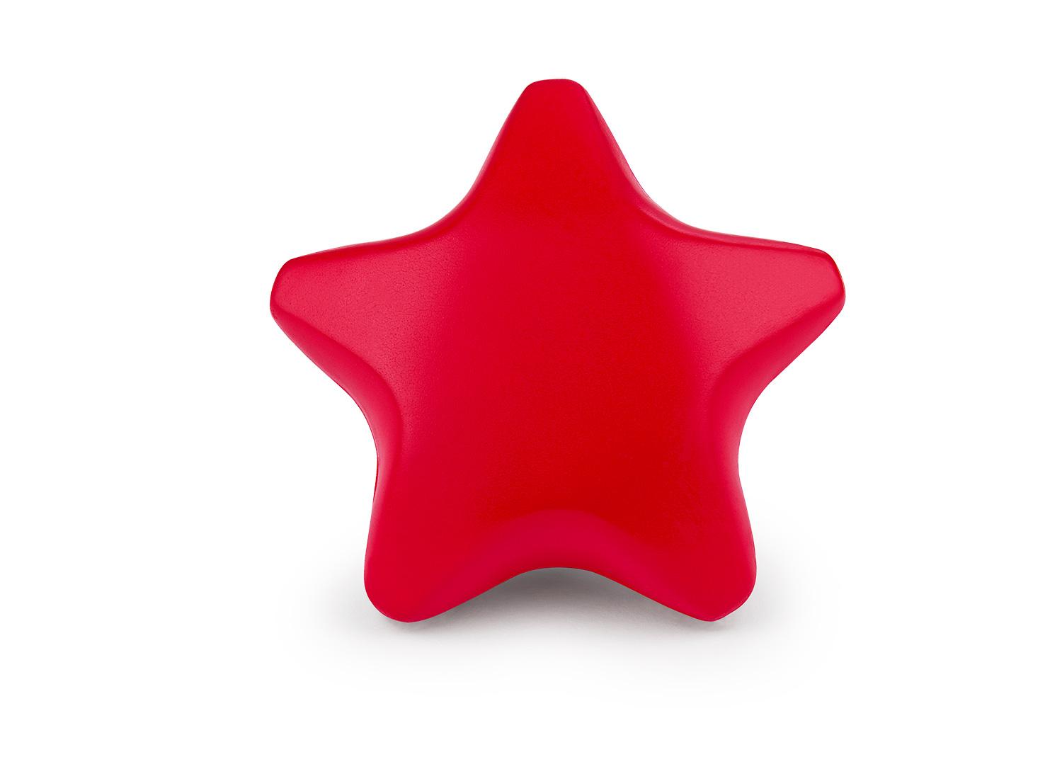 Antiestrés estrella Rojo front