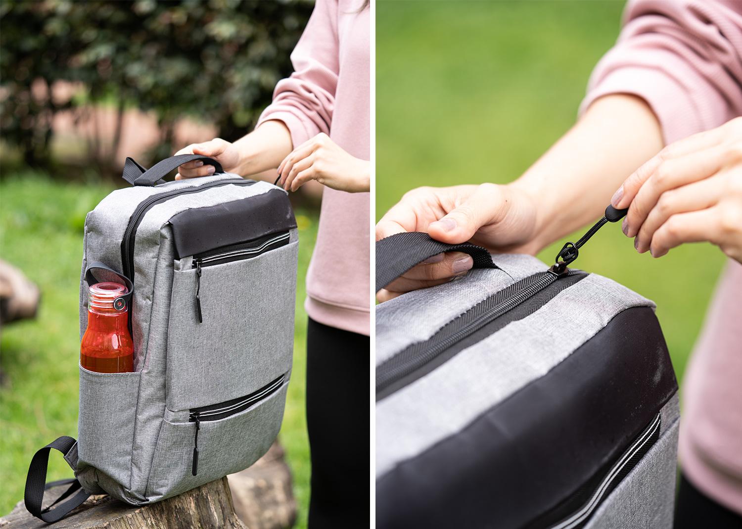 Morral charles 13 lts. Gris miniatura 9