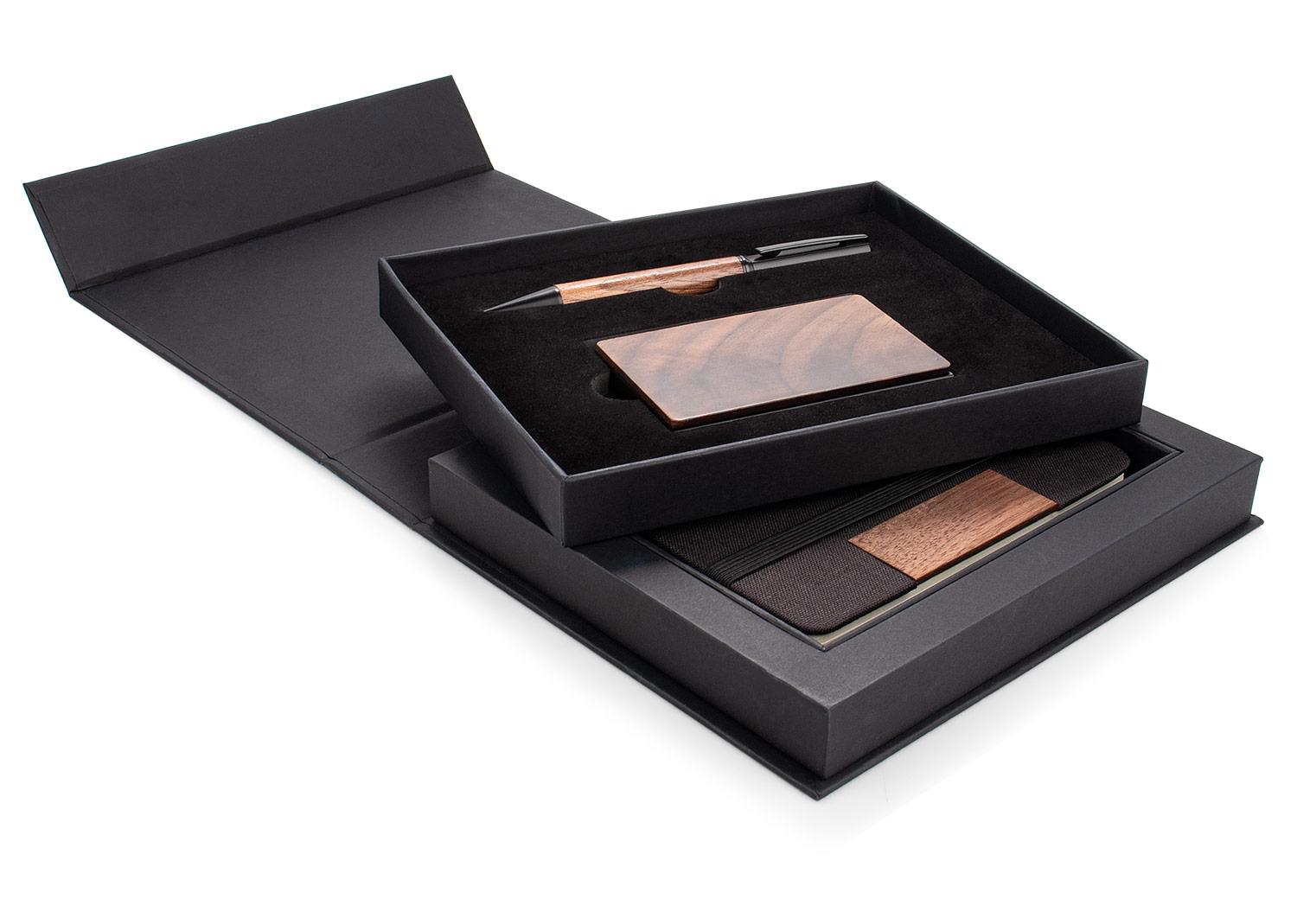 Set ejecutivo luxe Negro front