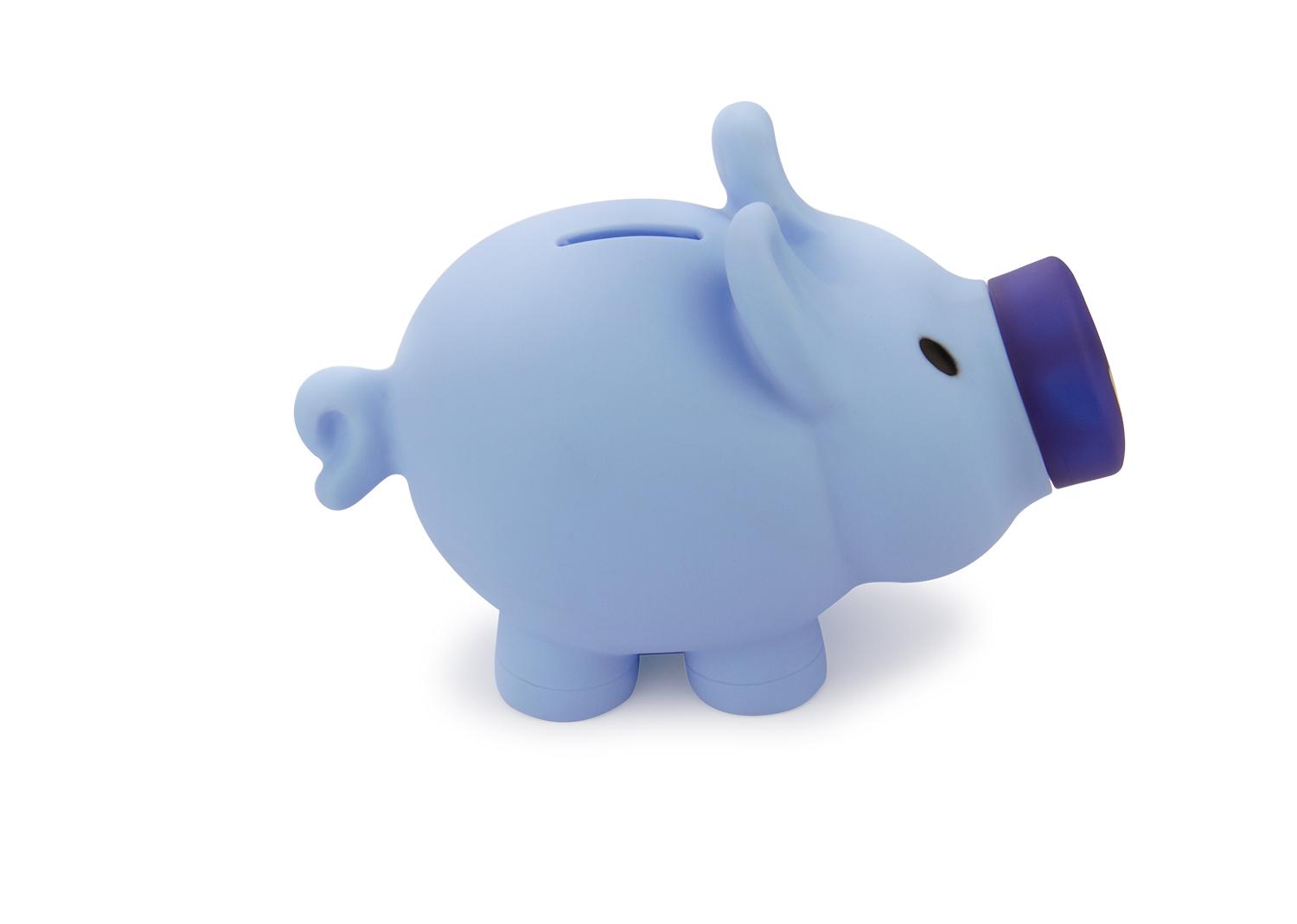 Alcancía piggy teen Azul Cielo miniatura 2