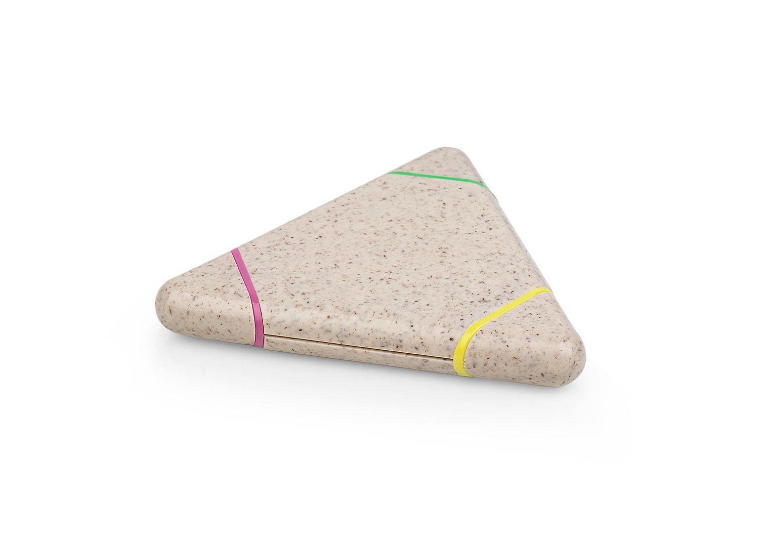 Resaltador triangle trigo Natural front