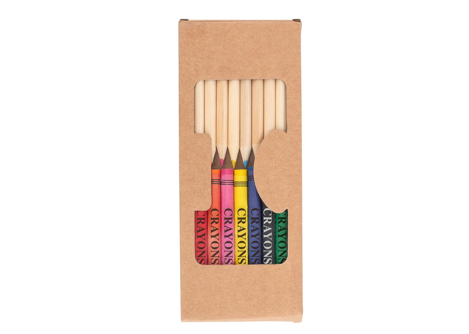 Set de crayolas y colores Natural front