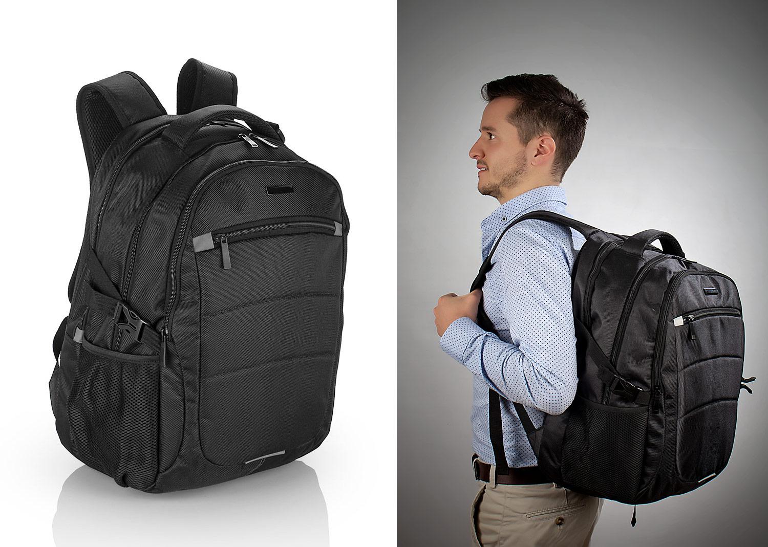 Portalaptop alexander 29 lts. Negro / Gris miniatura 5