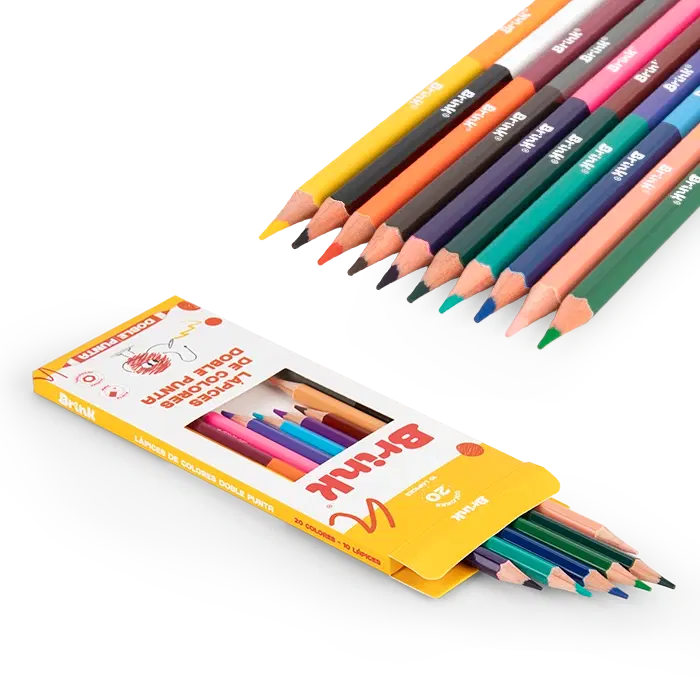 Lápices de colores doble punta gemelinos Surtido miniatura 2