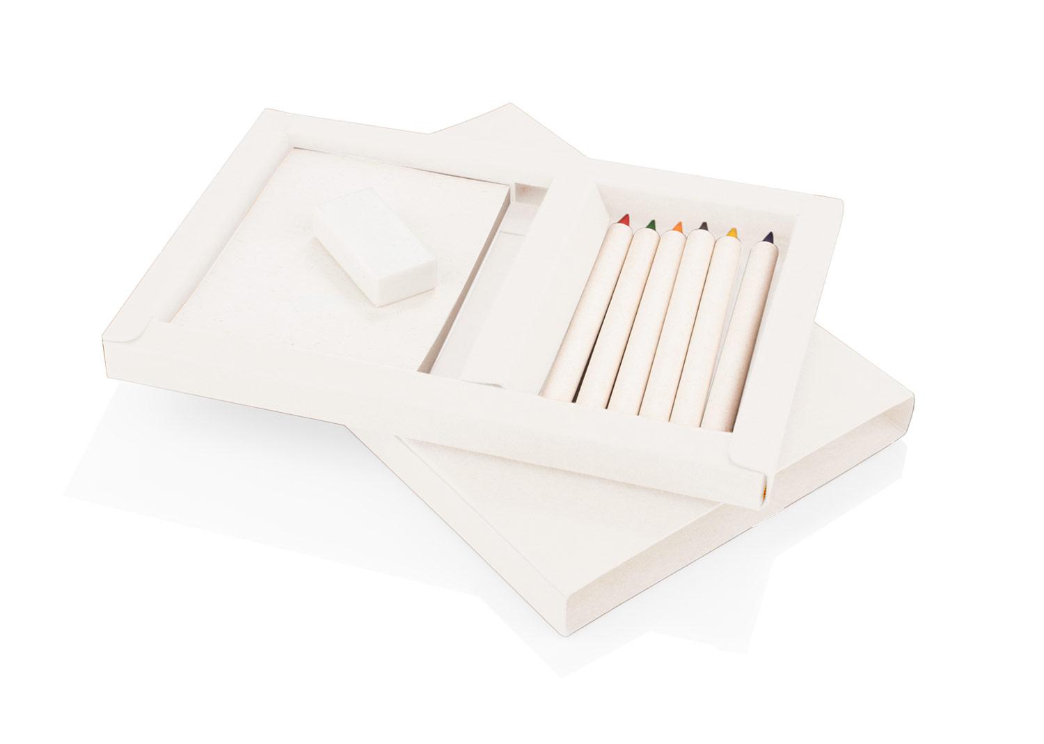 Set de oficina desert Blanco front