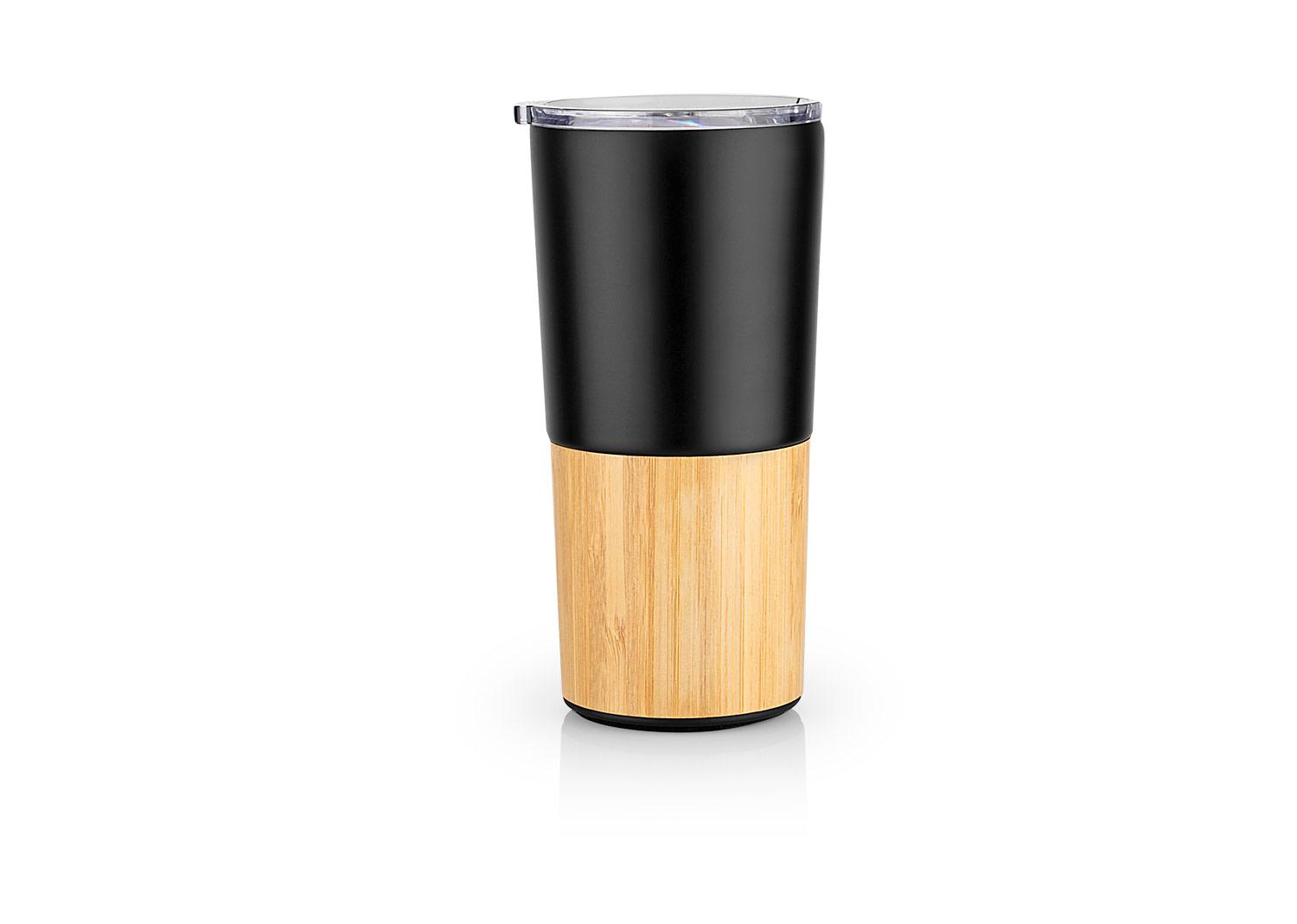 Vaso bambú mix 550 ml / 19 oz Negro front