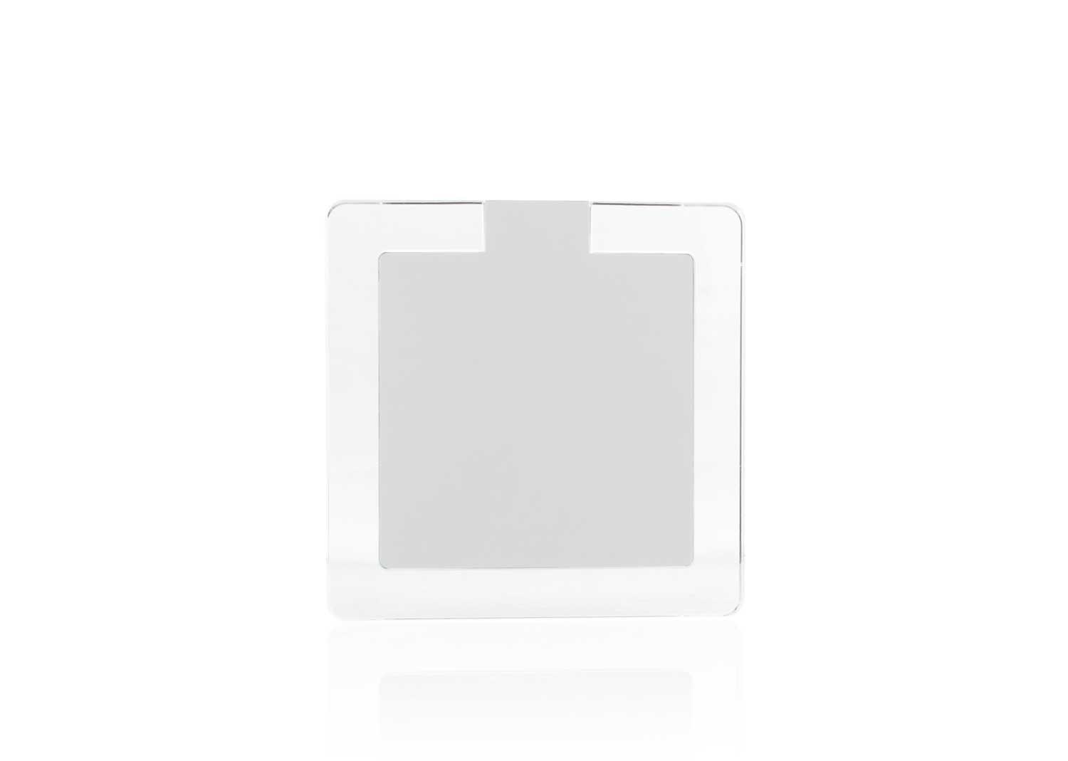Cargador inalámbrico cookie Plateado front