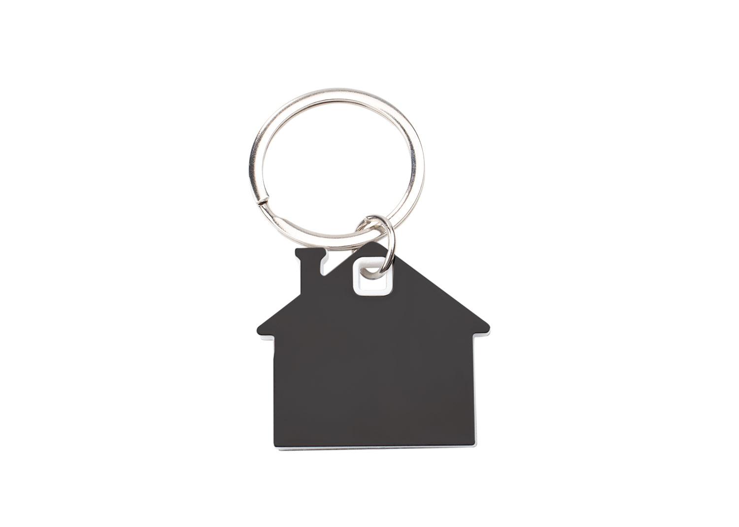 Llavero metálico home Blanco front