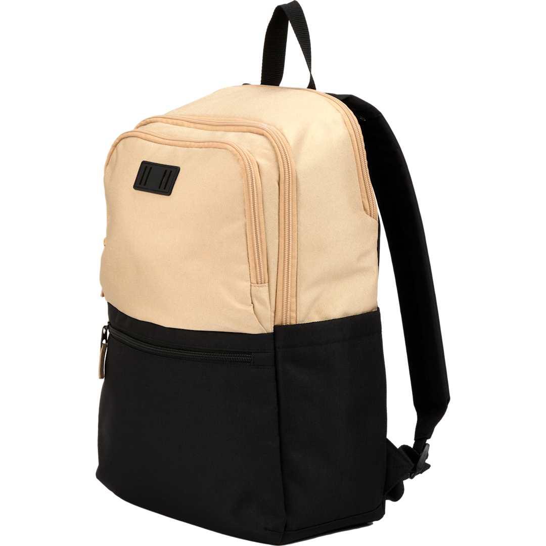 Duo recycled 15 laptop backpack Black front