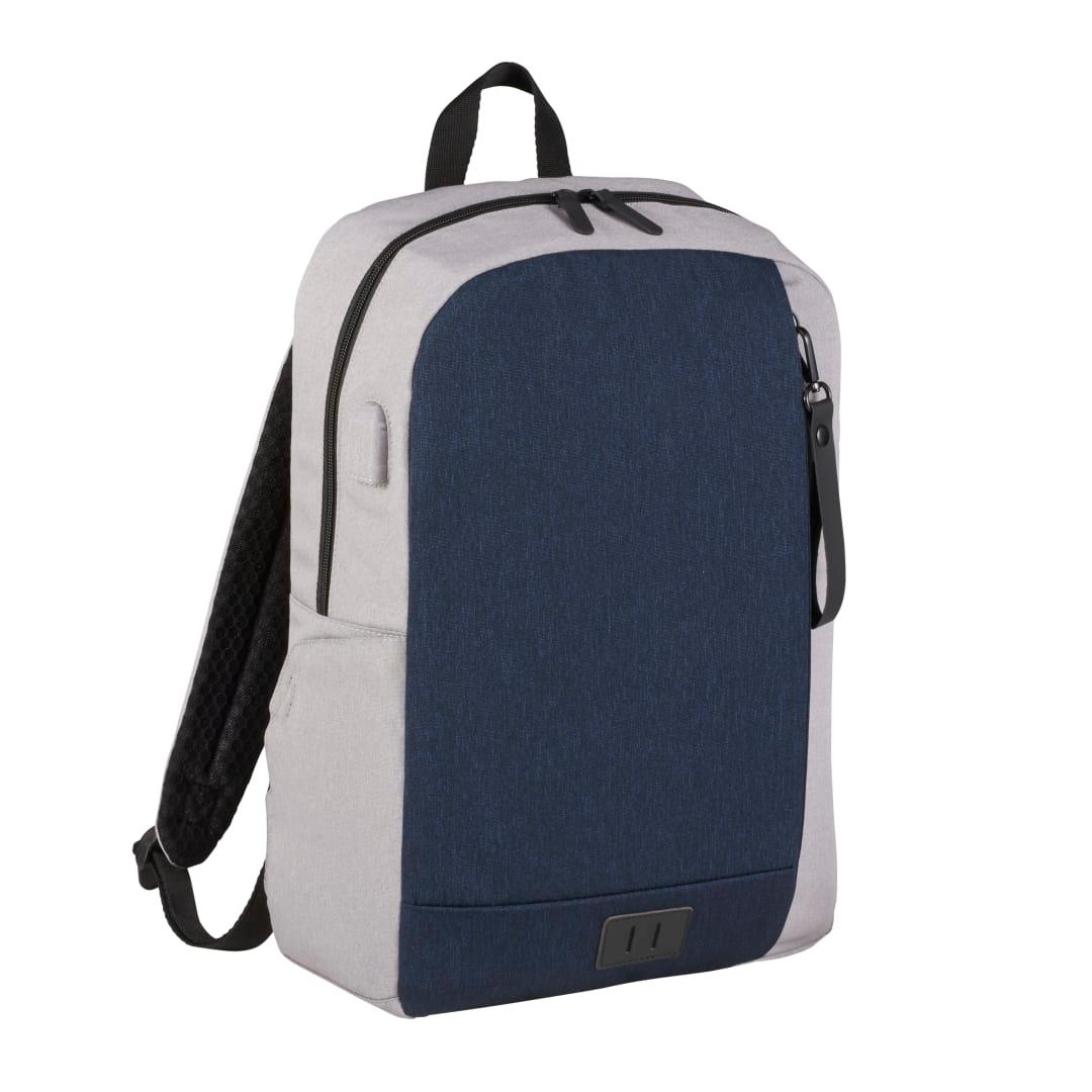 Nbn whitby slim 15 computer backpack w/ usb port Navy Blue miniatura 15