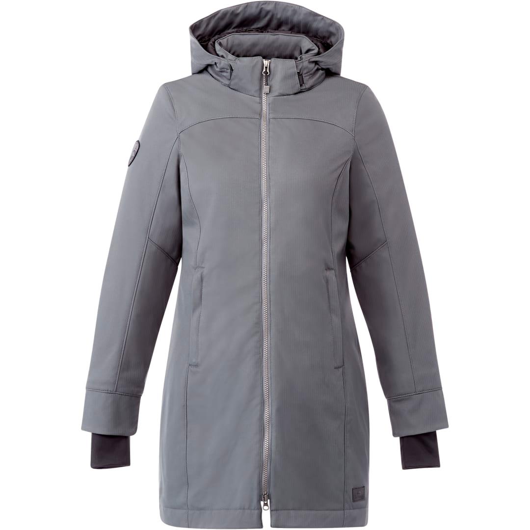 Womens northlake roots73 insulated jacket Dark Gray front