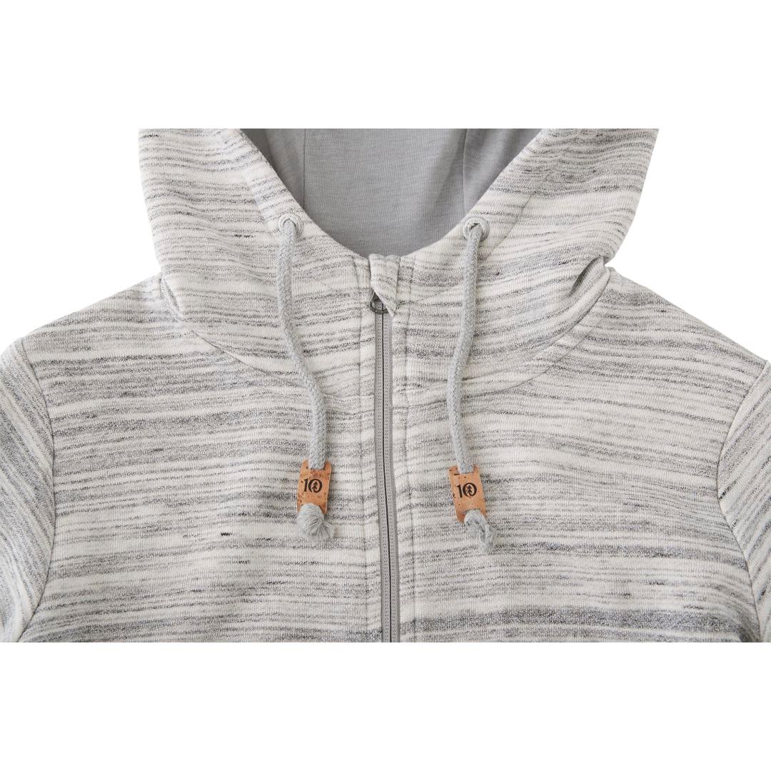Tentree space dye zip hoodie - womens Grey miniatura 4