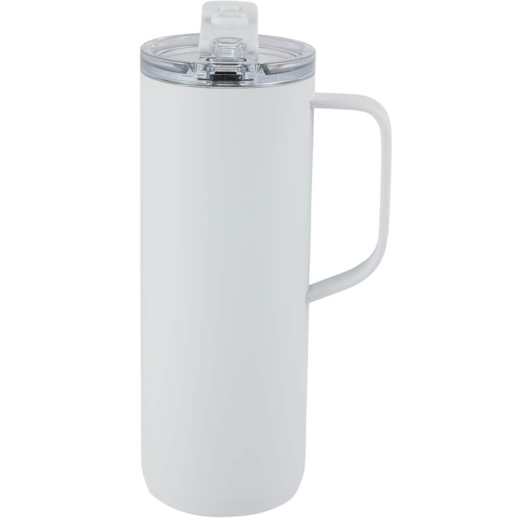 Whitney recycled tall tumbler w/ flip lid 20oz Black miniatura 18