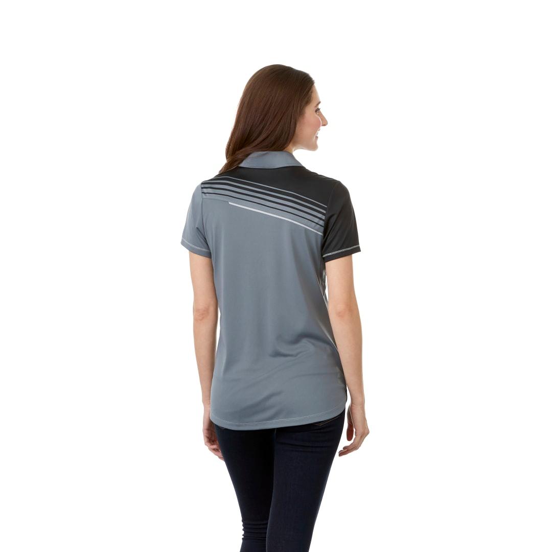Womens prater short sleeve polo White miniatura 9