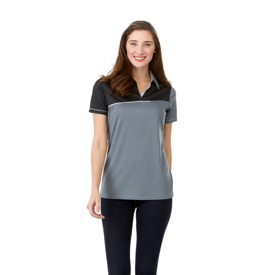 Womens prater short sleeve polo White miniatura 11