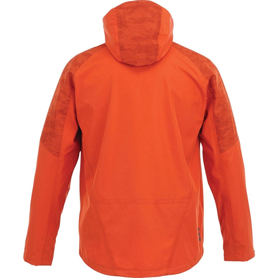Mens index softshell jacket Orange front