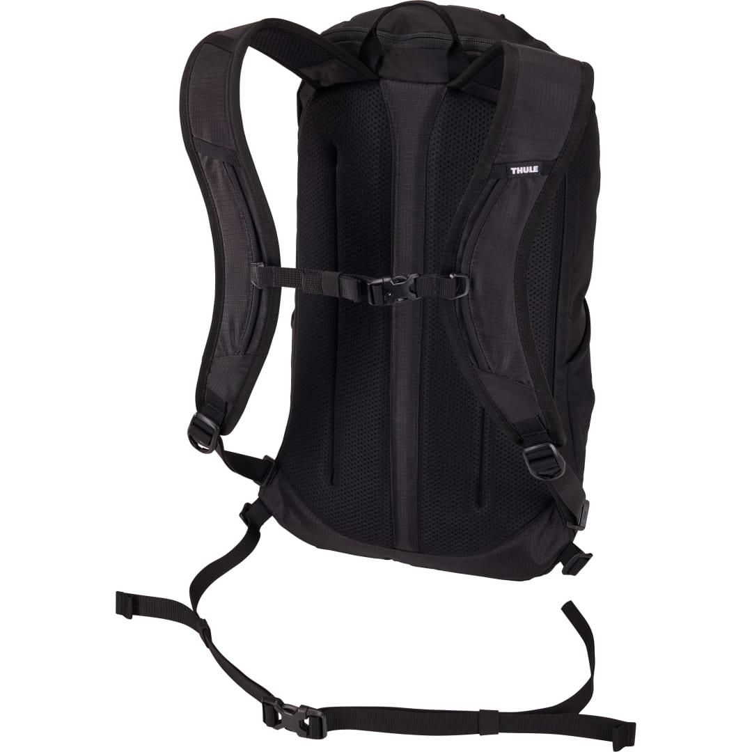 Thule recycled all trail 18l 15 laptop backpack Black front