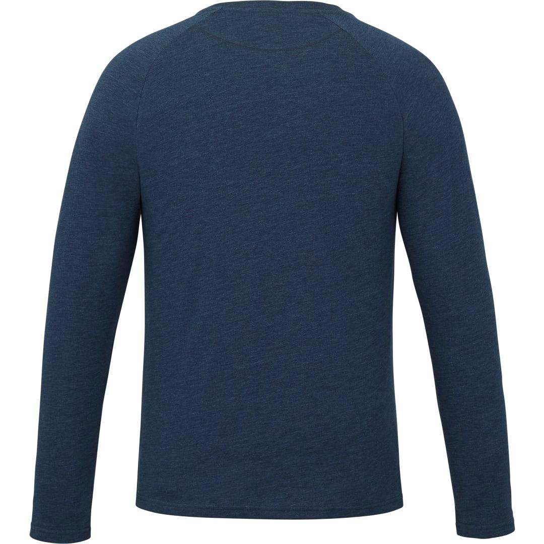 Tentree treeblend classic henley longsleeve - mens Turquoise front