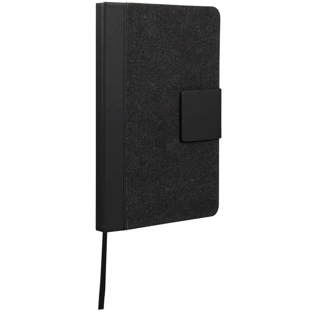 5.5 X 8.5 fsc® recycled canvas bound notebook Beige miniatura 9
