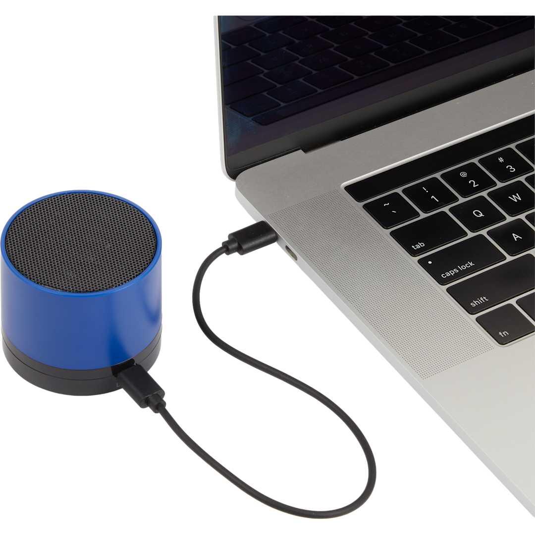 Cylinder bluetooth speaker Black miniatura 8