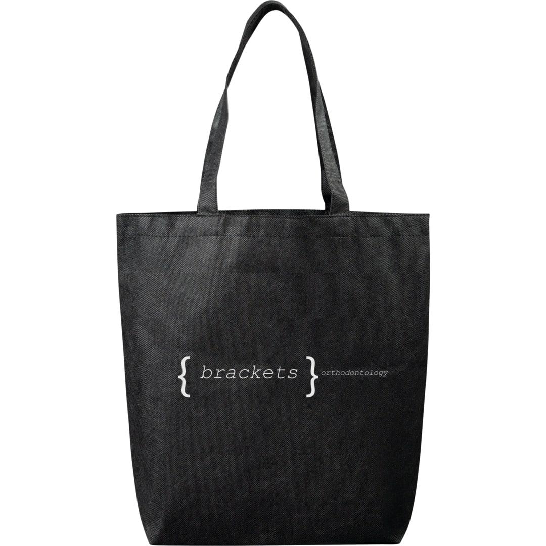 Eros non-woven shopper tote Black miniatura 3