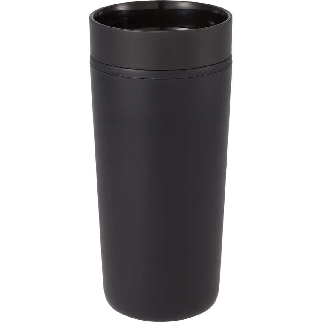 Lola recycled tumbler w/ 360 degree lid 16 oz Black miniatura 8