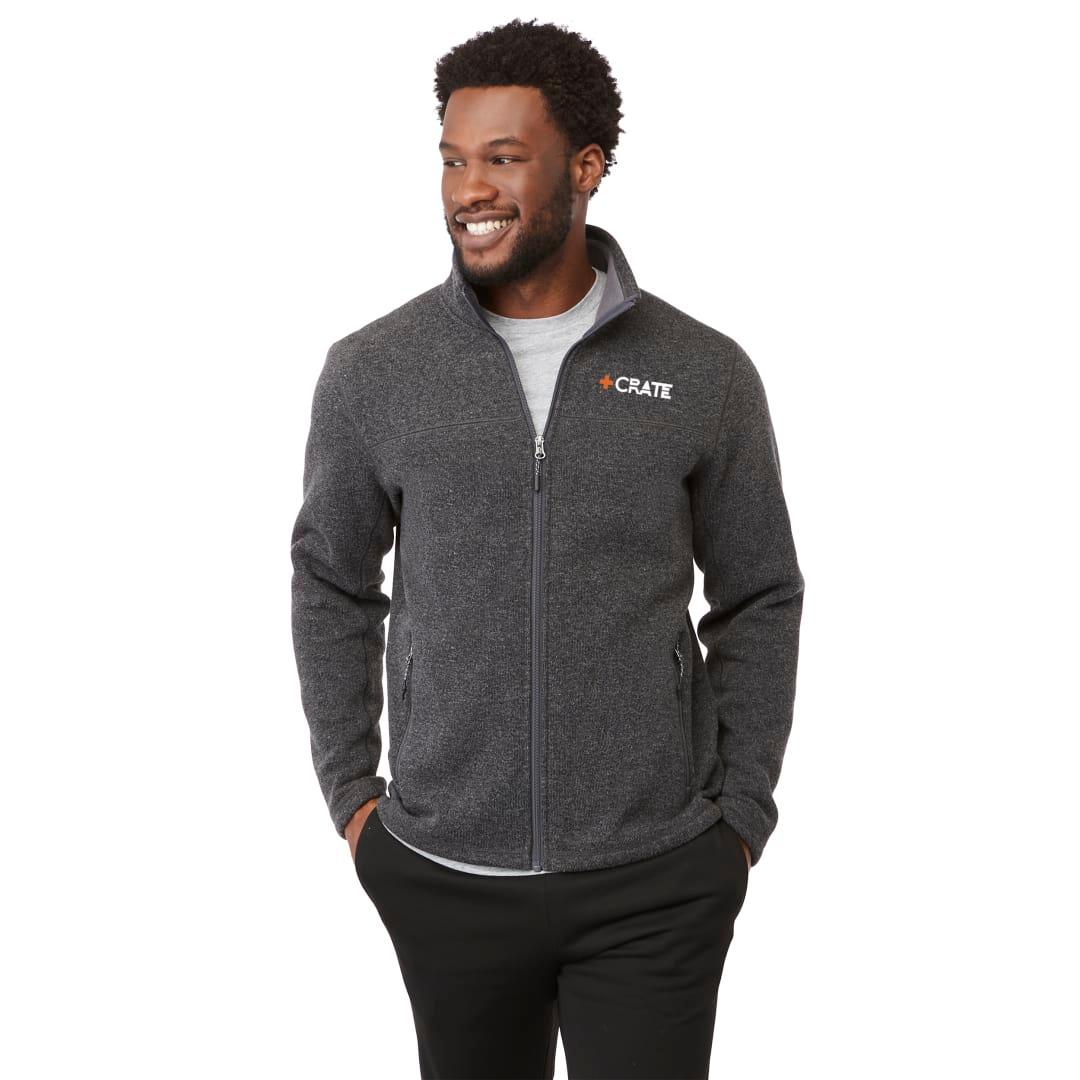 Darnell eco knit full zip - mens Grey miniatura 22