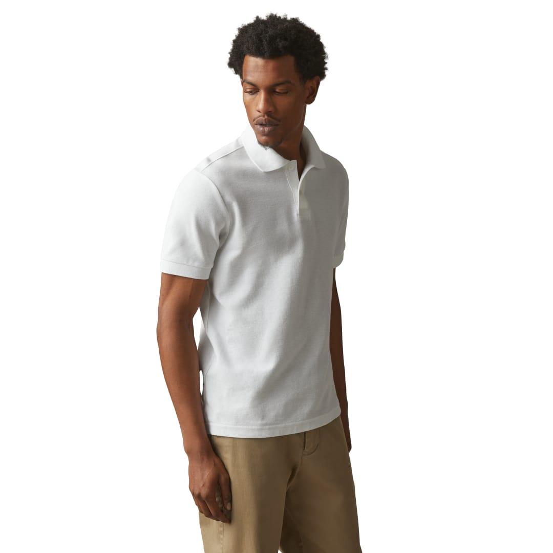 American giant cotton pique polo - mens White miniatura 5