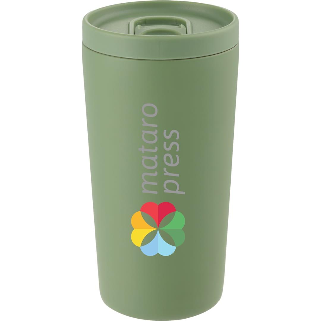 Carissa vaccum insulated tumbler w/ slide lid 14oz Blue Agave miniatura 21
