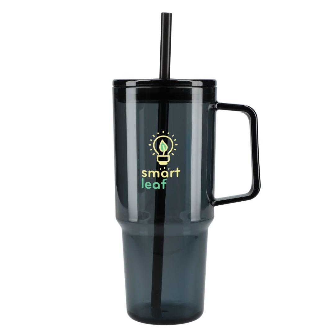 Lucien recycled acrylic travel mug 40oz Black miniatura 9